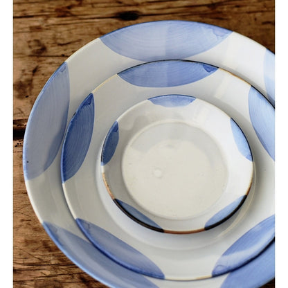 Sun Blue Dots Plate by Studio M (Large)