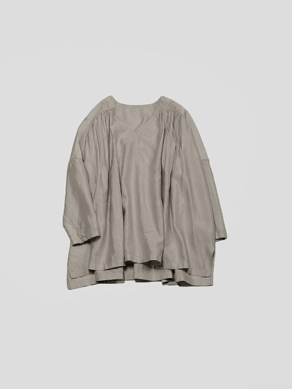 [50% off] evam eva Silk Pullover - Otter gray