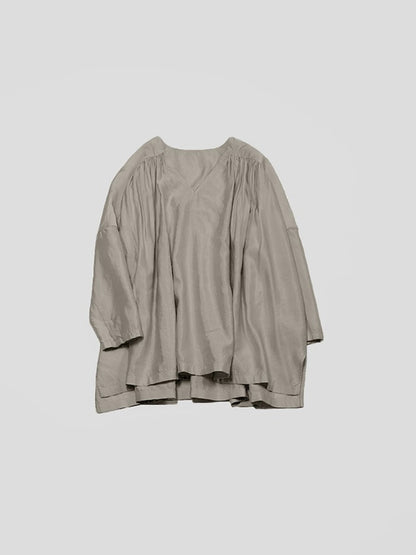 [50% off] evam eva Silk Pullover - Otter gray