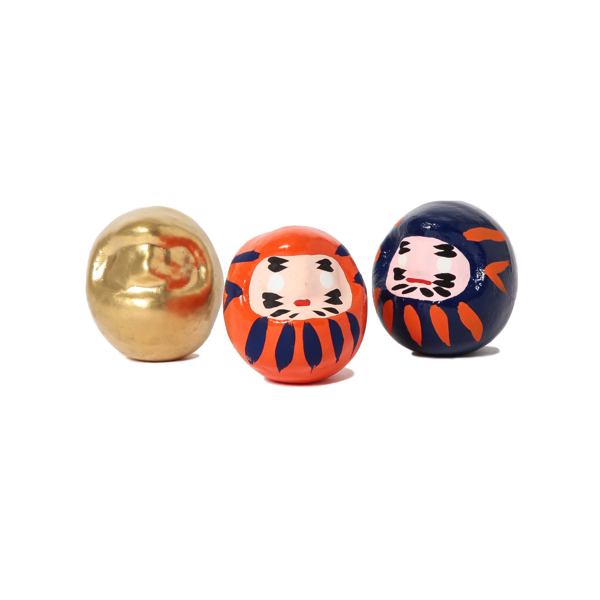 BEAMS Japan Lucky Charm Doll Dharma Petit Set of 3 Out About