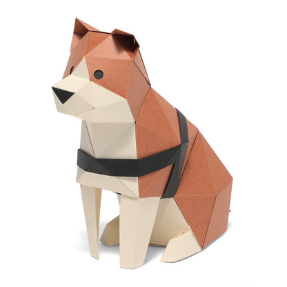 BEAMS Japan x BOG CRAFT Paper Toy (Akita Dog)