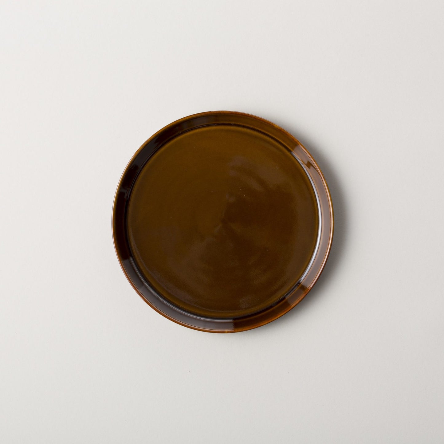 Maruhiro Hasami Plate Brown Large