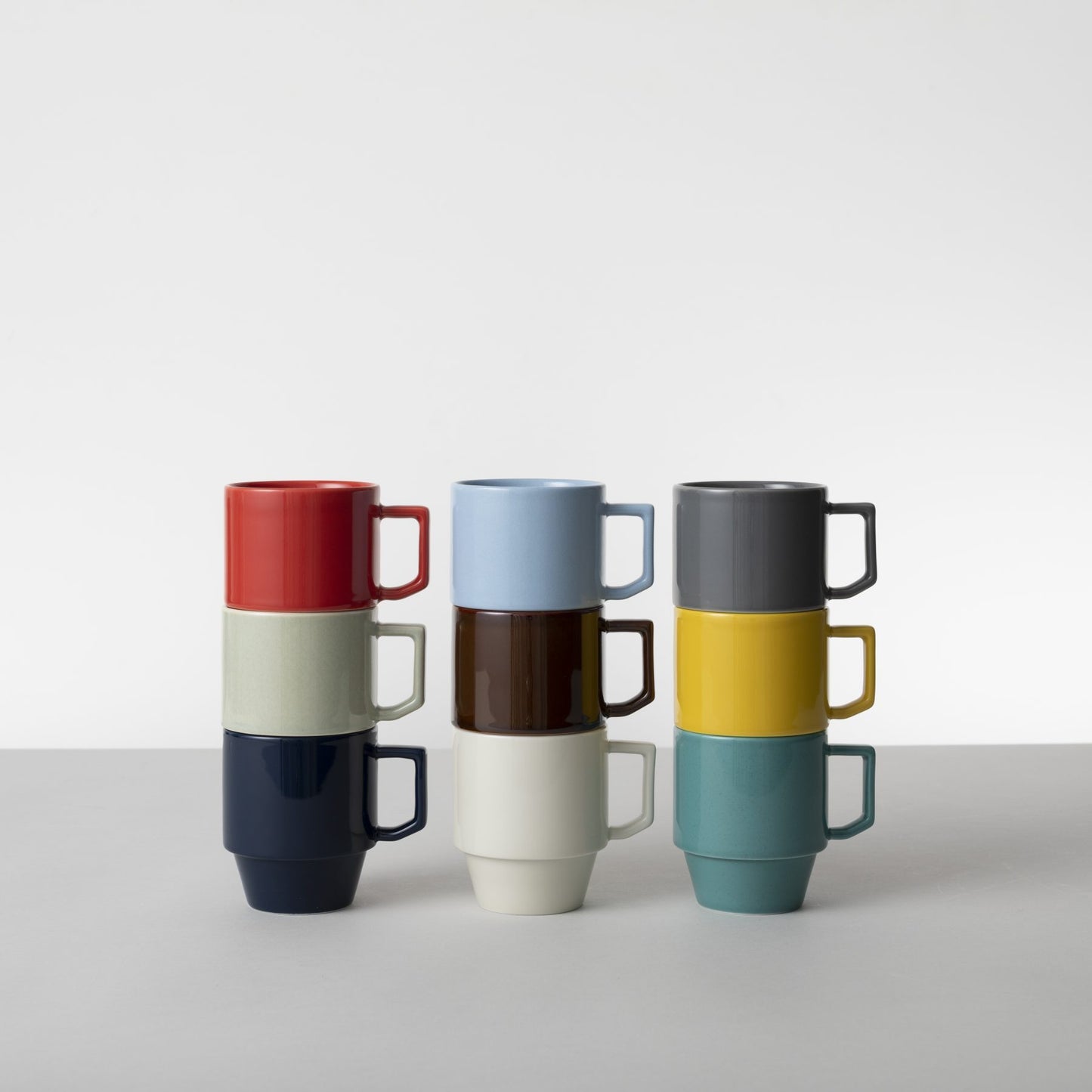 Maruhiro Hasami Blockmug Brown
