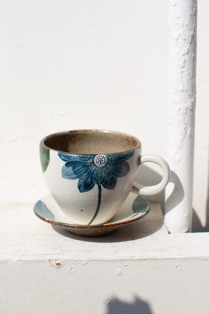 Blue Lotus Mug by Momoko Otani