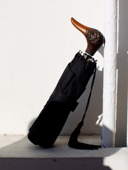 Guy De Jean Compact Umbrella (Duck/Black)