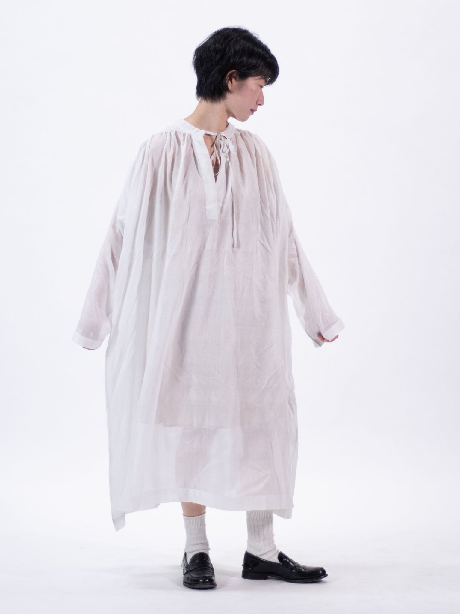 50% off] Bunon Plenty Embroidery Gather Dress - Off-white – Out u0026 About
