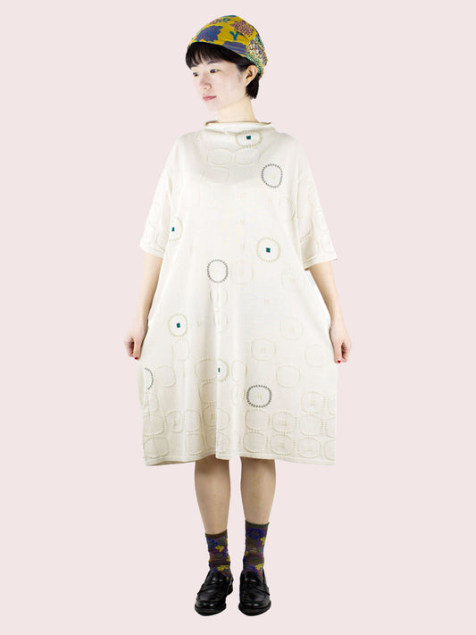 Fuga Fuga Knitted Dress - Ivory