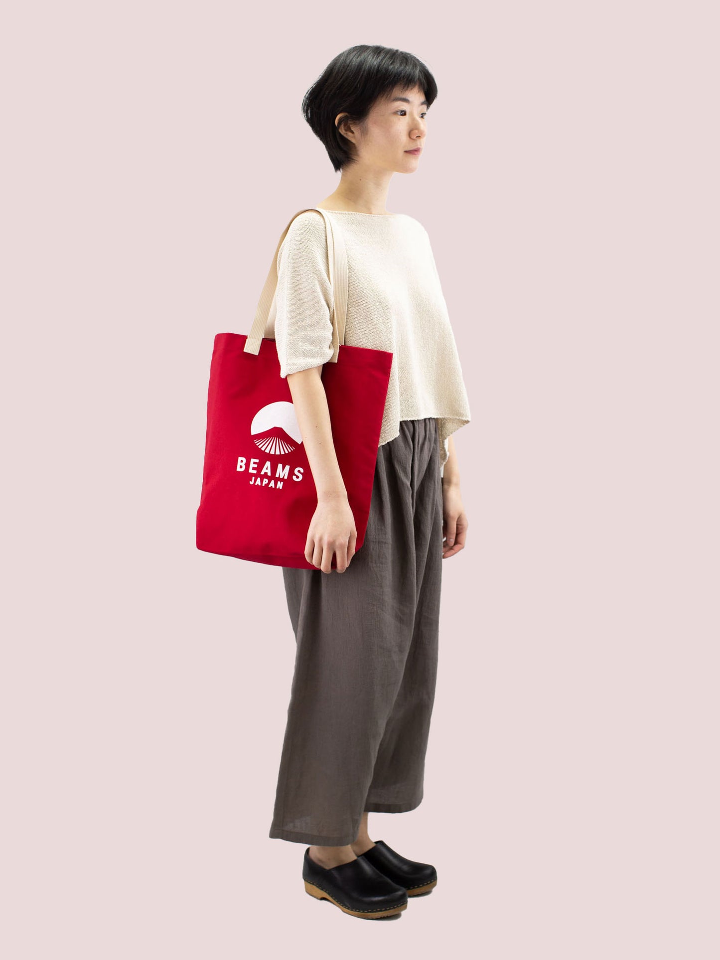 EVERGREEN WORKS X BEAMS Japan Tote Bag (Red)