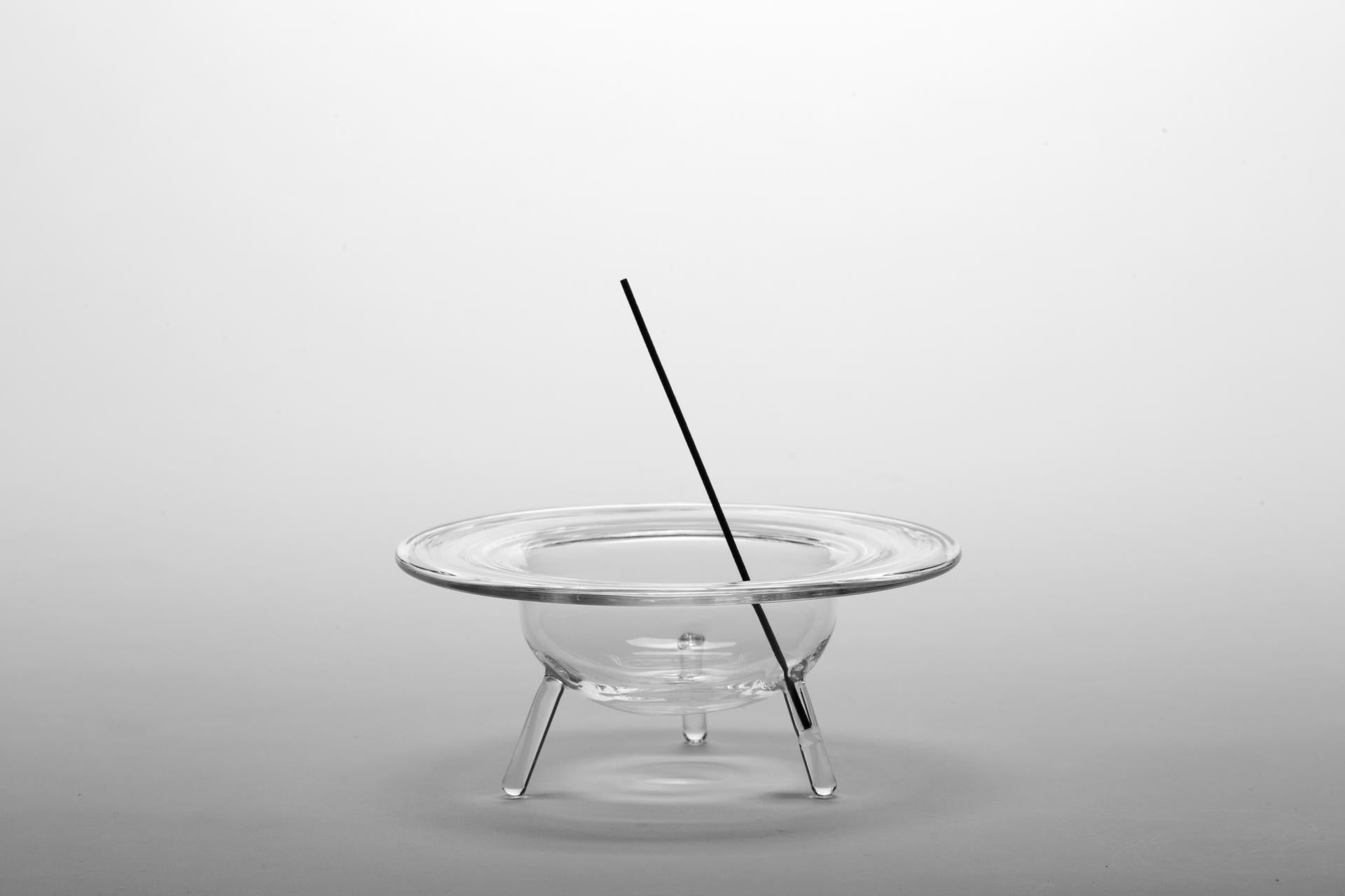 Clear B Glass Incense Holder/Burner - Size L – Out & About