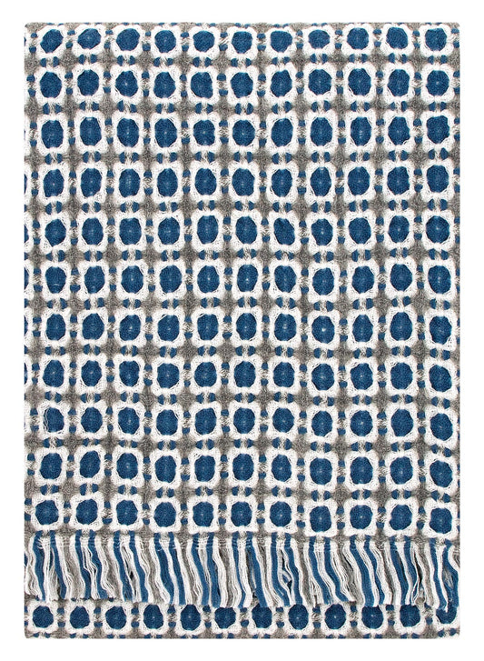 [Arriving Next Week] Lapuan Kankurit CROWN Wool Blanket - Blue