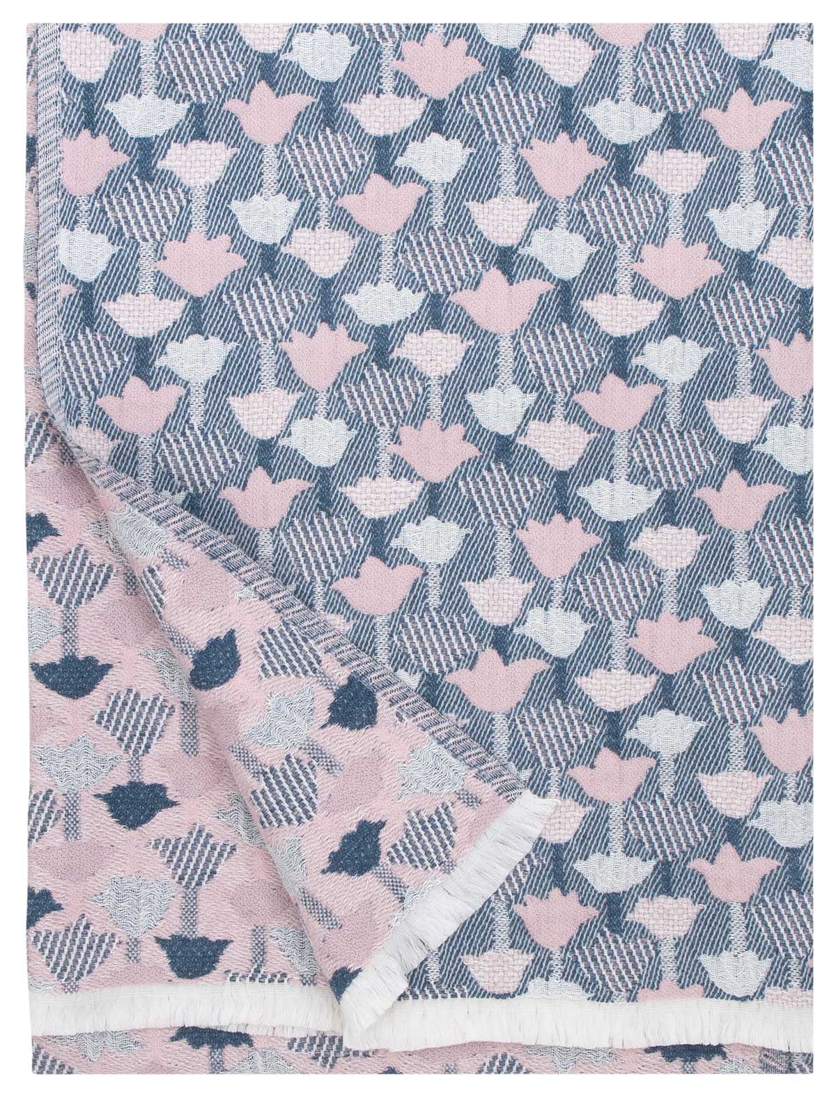 Lapuan Kankurit TULPPAANI Blanket (Rose-Blue; Two sizes available)